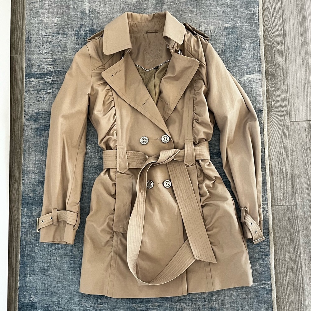 Espress tan raincoat
